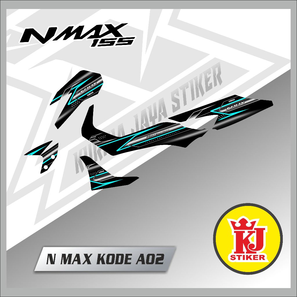 Kj STICKERS N MAX Motorcycle Stickers N MAX Motorcycle Striping ...