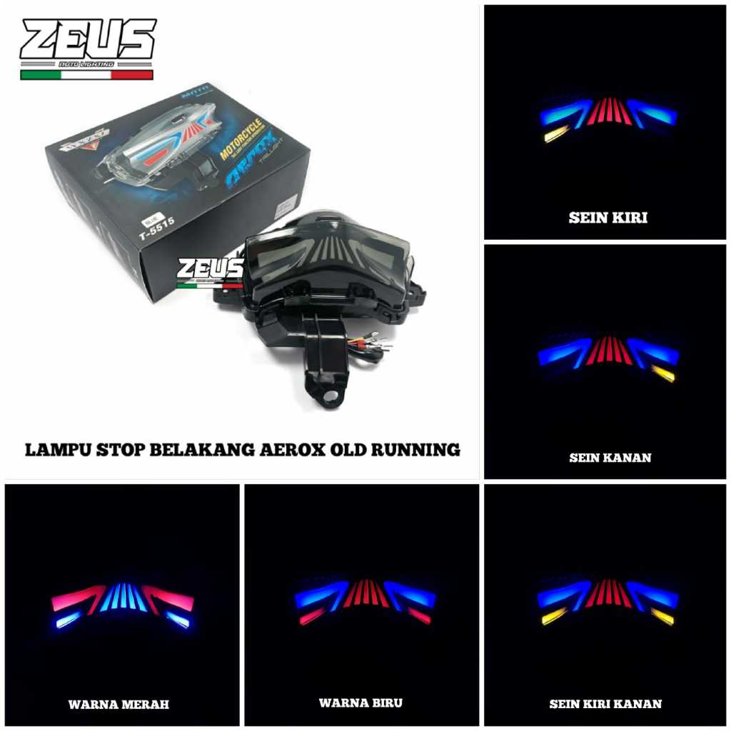 Aerox 155 Old LED Running Rear Stop Light Aerox Old LED Stop Lamp 3 in ...