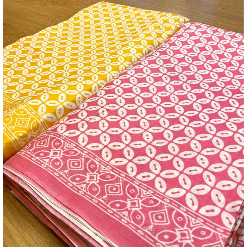 New bright colored Batik cloth sold per sheet (2 meters) | Shopee ...