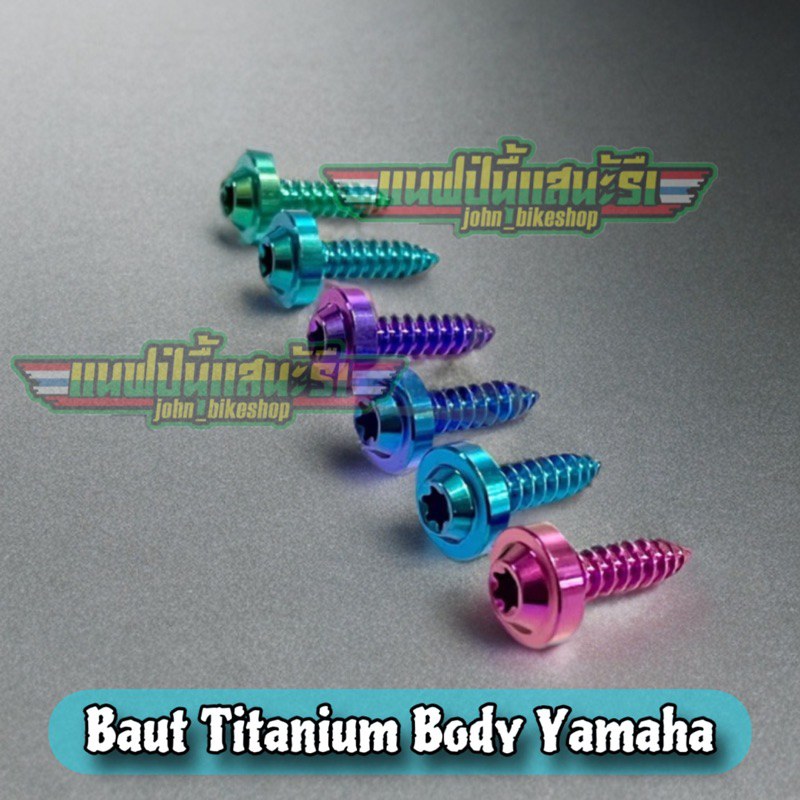 Titanium Body Bolts Yamaha Body Coarse Thread Worms Original Ptitanium ...