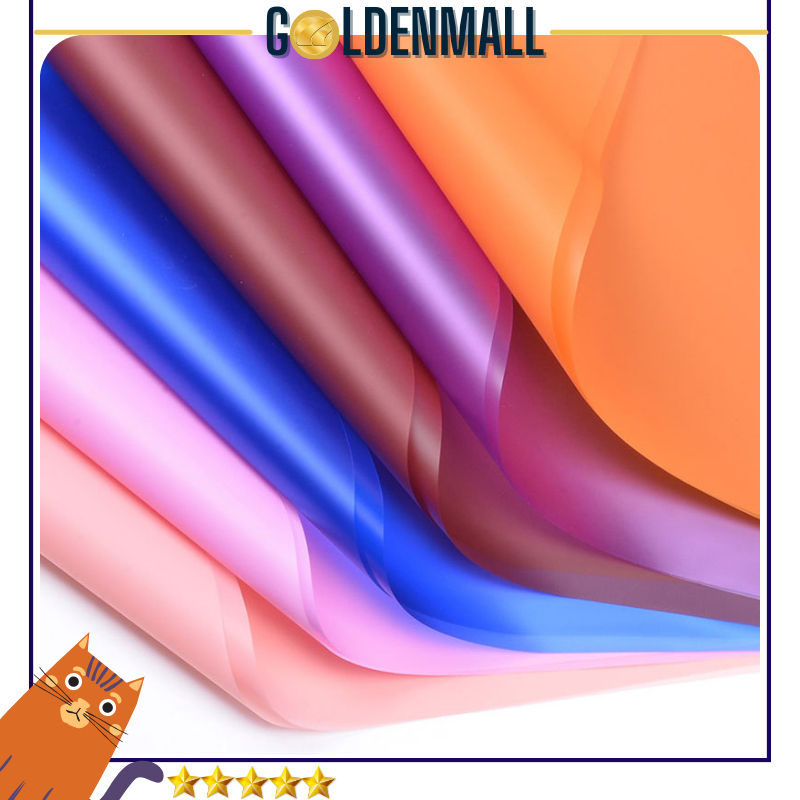 20 SHEETS Transparent Cellophane Wrapping Paper Transparent Flower ...