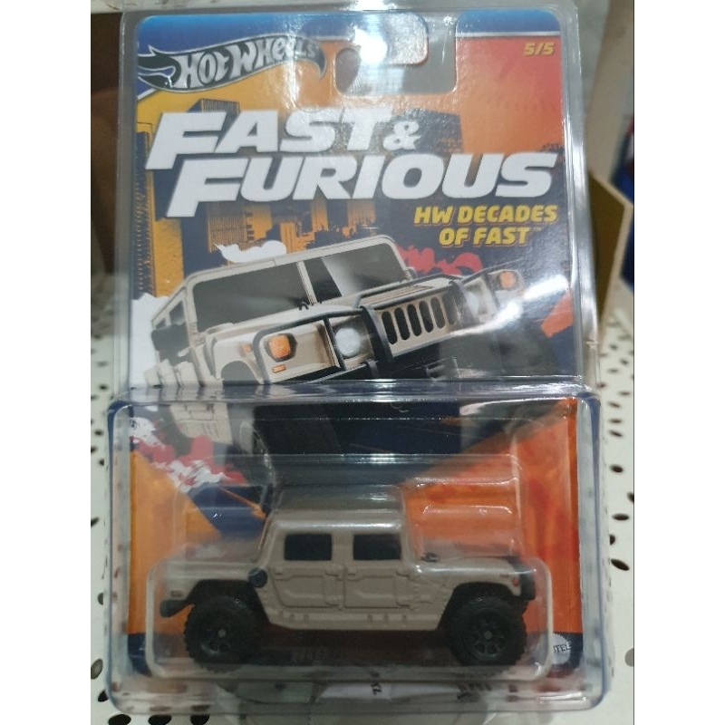 Fast & Furious Hummer H1 Hot Wheels Decades Of Fast Diecast 1/64