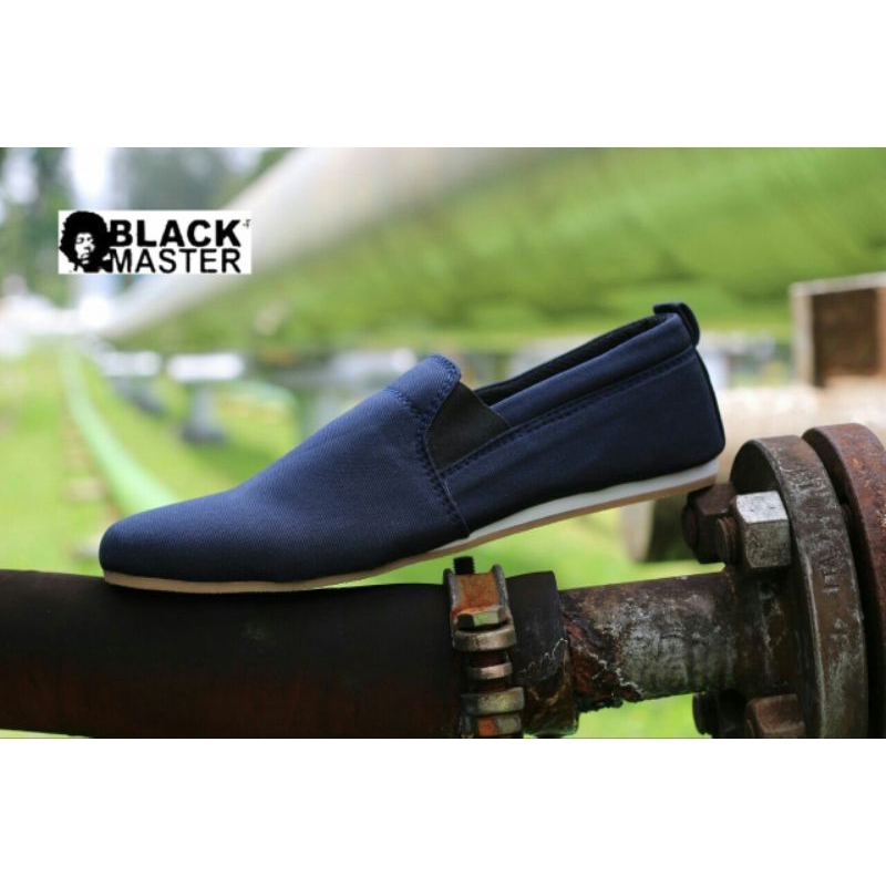 Ozit | Original Black Master Ozil Blue Grande Men's Slip On Shoes ...