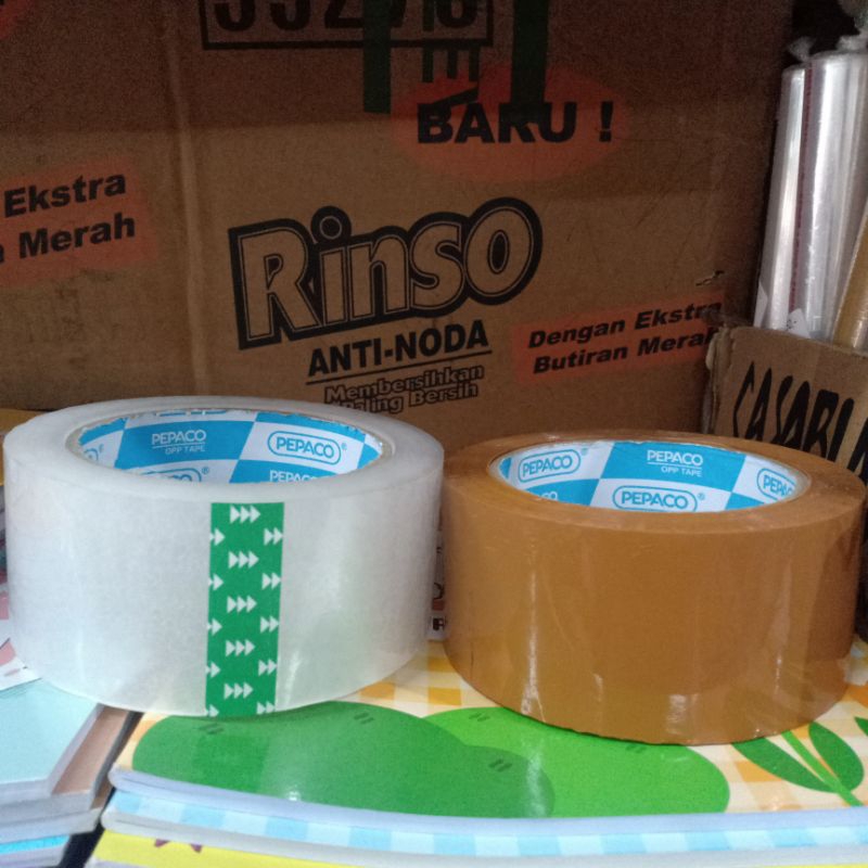 Flagband Flakband Pepaco Clear Brown Duct Tape 48mm x 90 yards | Shopee ...