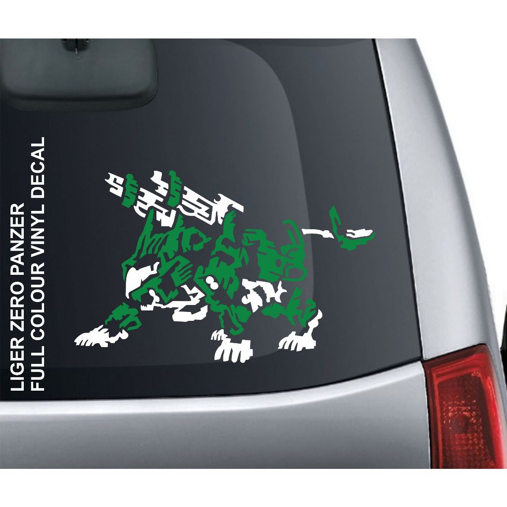 Liger Zero Panzer Zoid Amine Sticker Sticker | Shopee Philippines