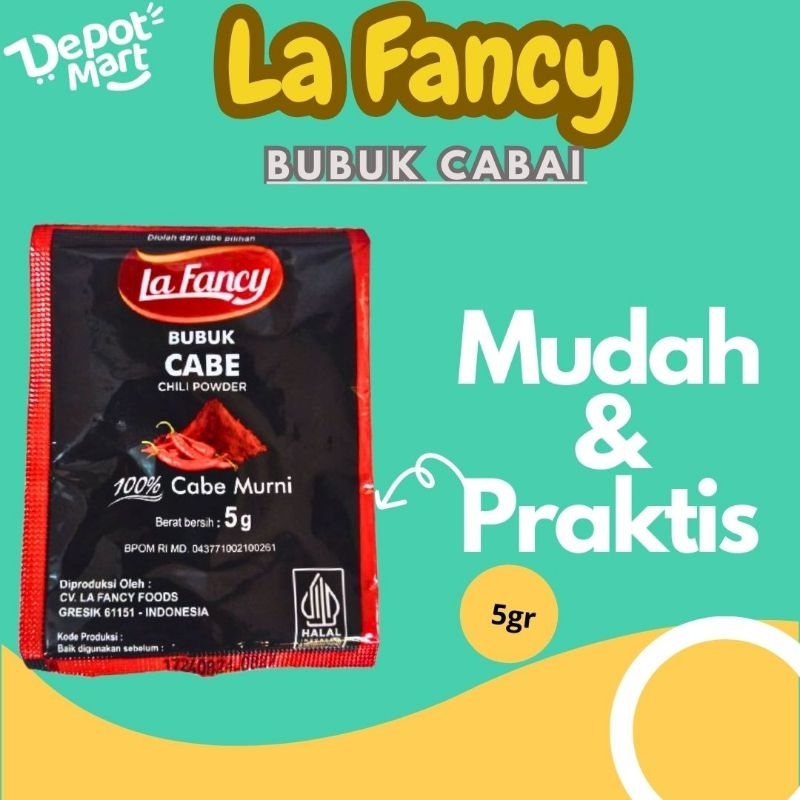 La Fancy Foods Chili Powder 5 g - Spices 100% Ori - Depot Mart | Shopee ...