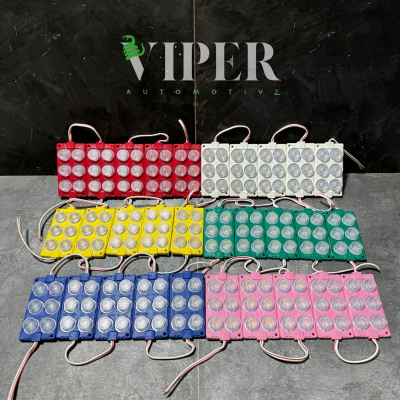 MATA Led Light Module 6-eyes 3x2 Embossed 12 Volt - 24 Volt Lamp ...