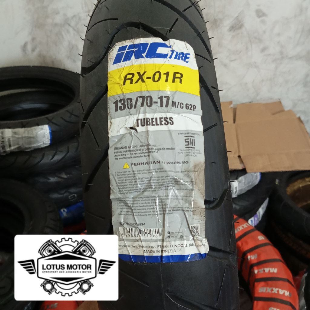 Original IRC RX-01R 130/70-17 TUBELESS OUTER TIRE | Shopee Philippines