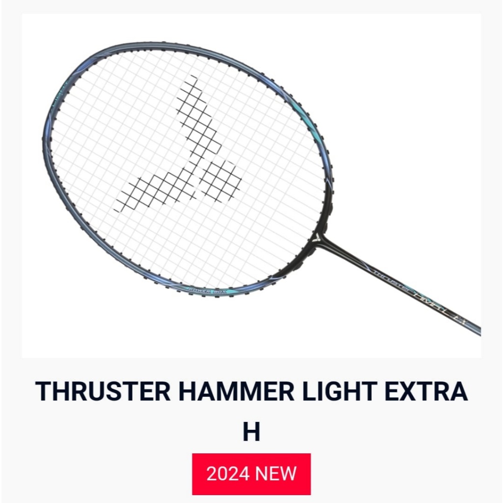 Victor THRUSTER HAMMER LIGHT EXTRA Badminton Racket THRUSTER HMR L EX ...