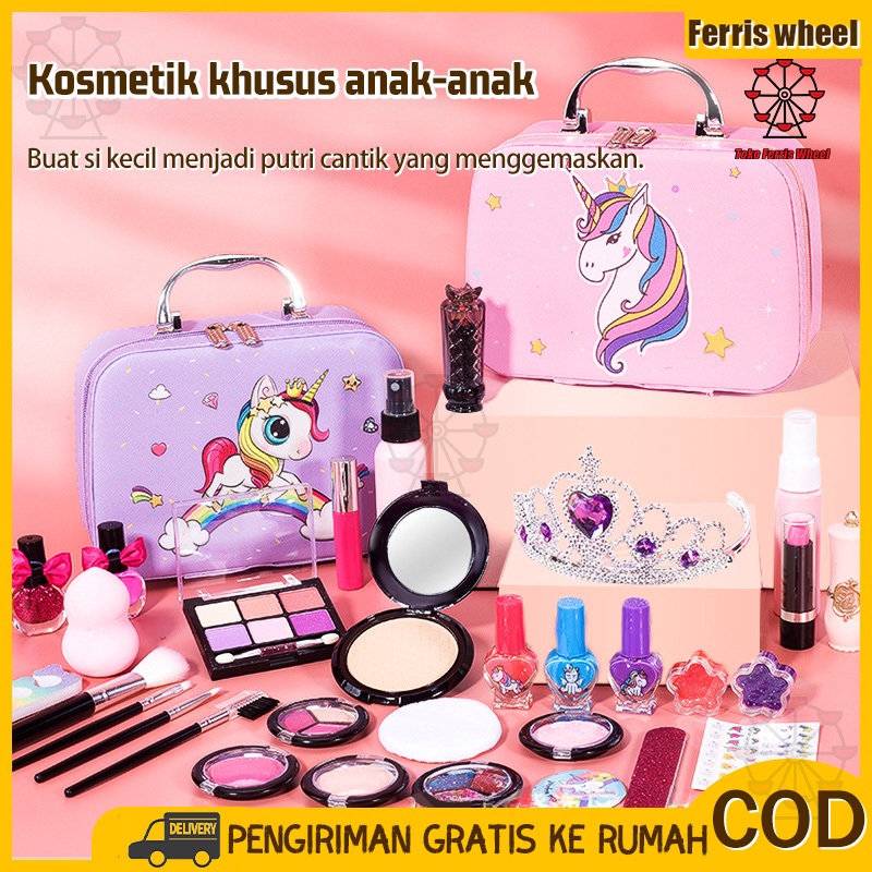 FerrisWheel Unicorn Makeup Set for Children Labubu Makeup Set Kuromi ...
