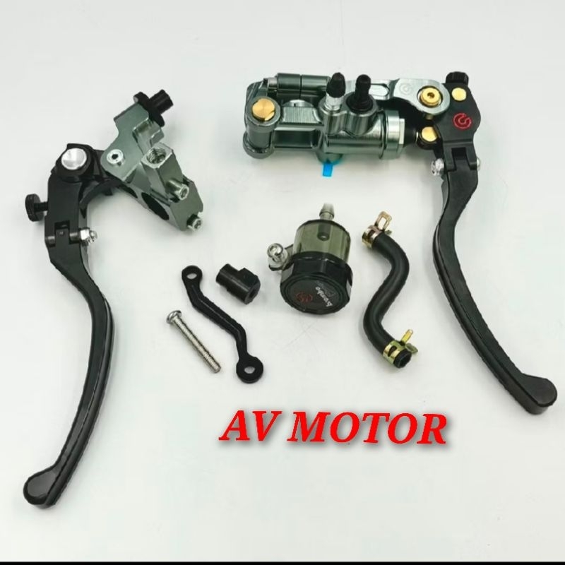Brembo GP 1 Brake Master Cylinder Set RightKiri Cylinder Model BILLET ...