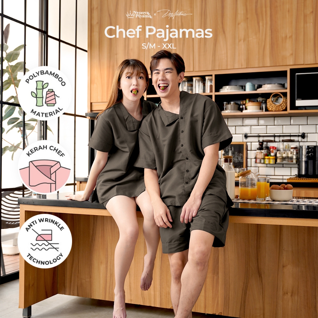 Chef Pajamas Mrs Pajamas X Devin Anastasia Couple Set Clothes ok ...