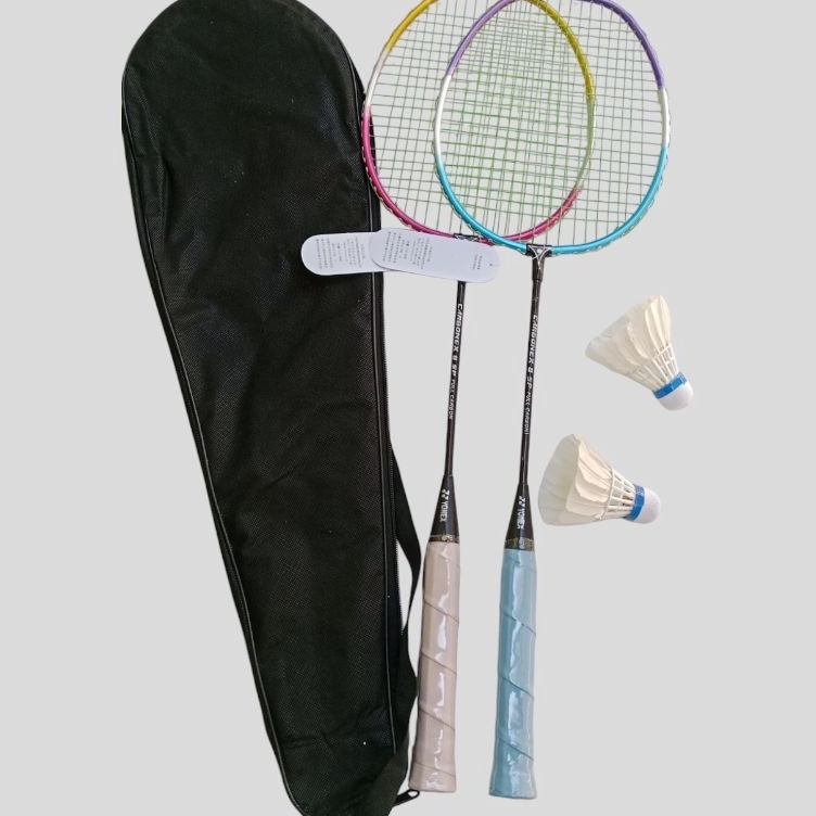 Special Now Children's Badminton Racket One Pair Bag 2 Shuttlecocks ...