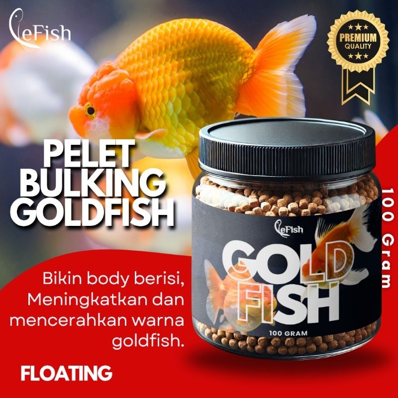LEFISH GOLDFISH Pellets Goldfish Hi Protein Growth Push BULK Color ...