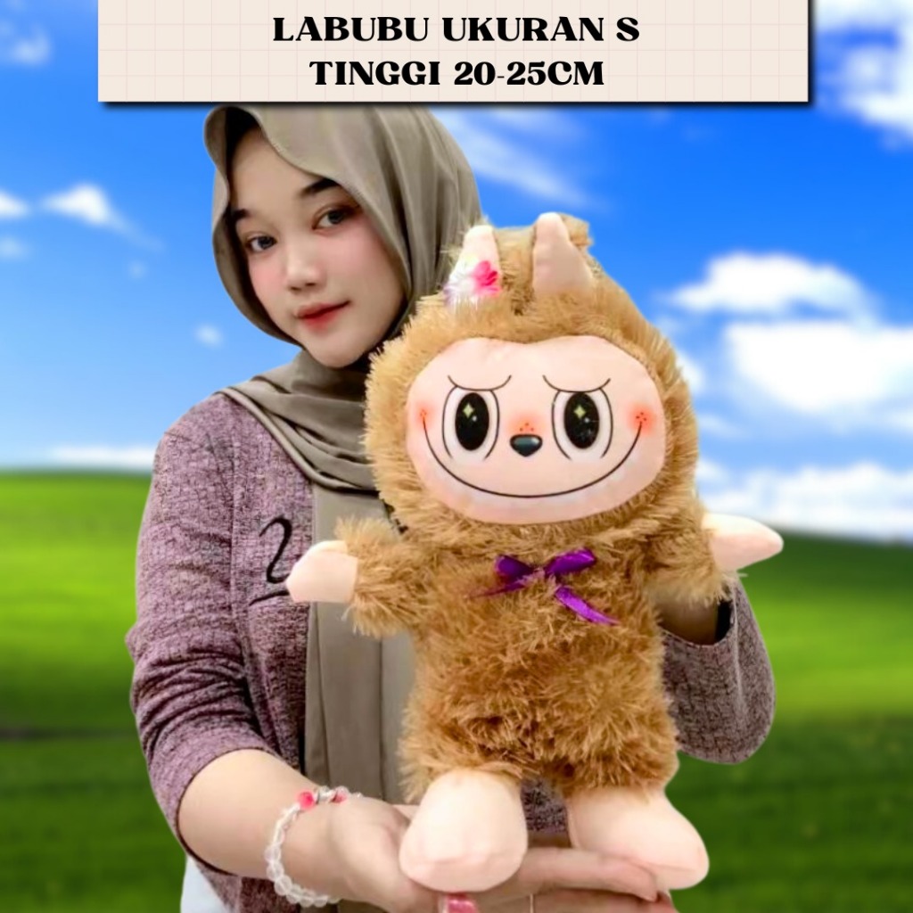 Cute Labubu The Monster Doll Size 20-25 cm | Shopee Philippines