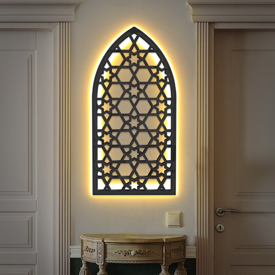 Mihrab Wall Decoration for Prayer Room Home - Mihrab Wall Decoration ...