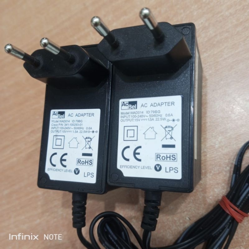 Ac ADAPTER ADAPTER 15V 1.5A 22.5W (NORMAL USED) | Shopee Philippines