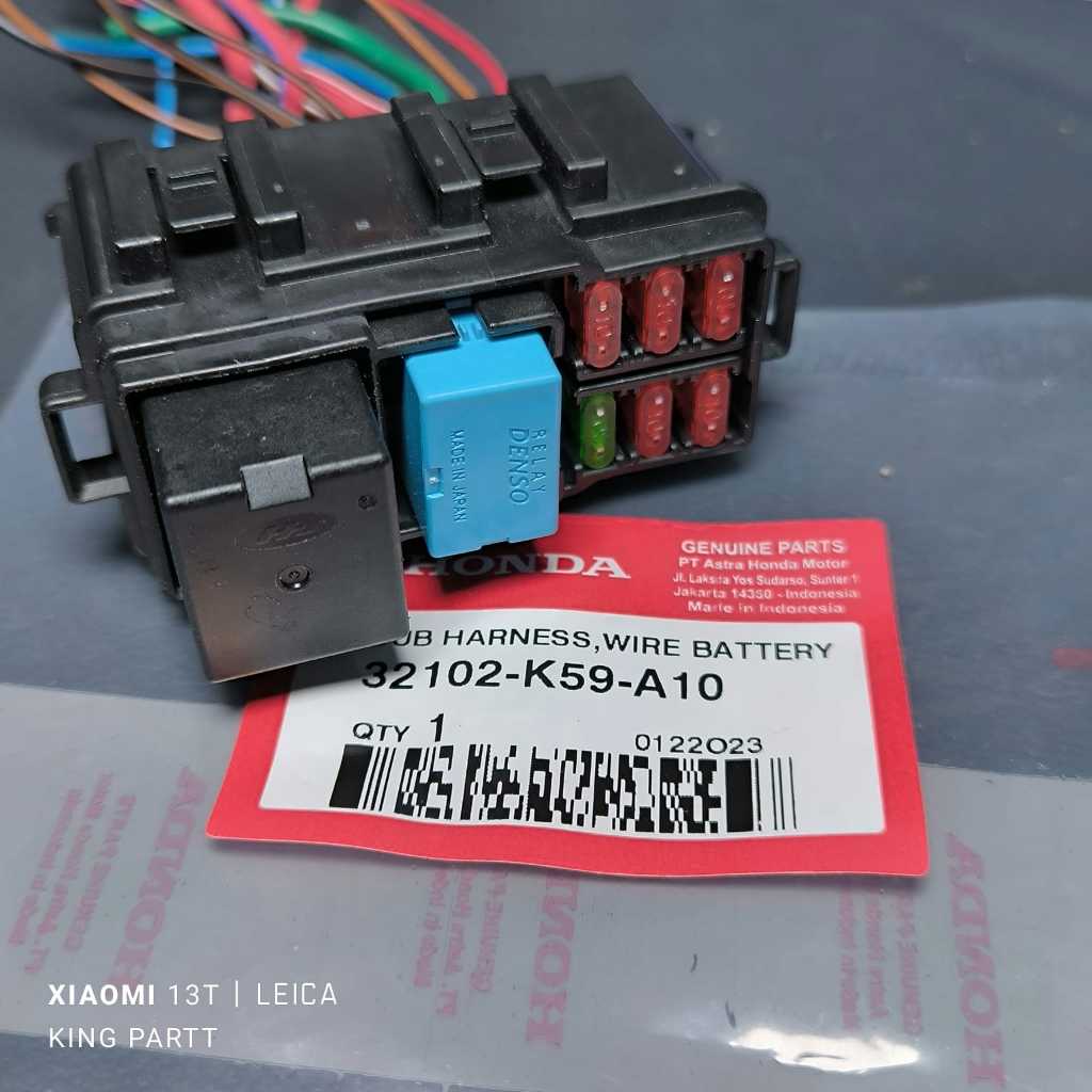 Fuse Box full set relay com power switch honda fi new vario 125 150 Led ...