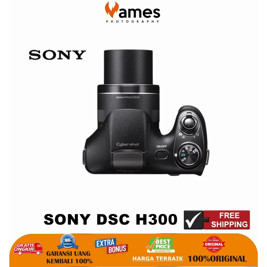 Camera sony DSC H300 20.1MP Prosumer Zoom Supports Photos & Videos ...