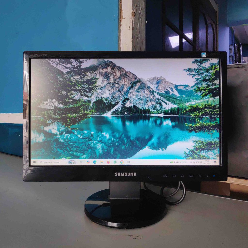 Samsung Brand Monitor Led 19 Inch HDMI Wide Normal Condition | Shopee ...