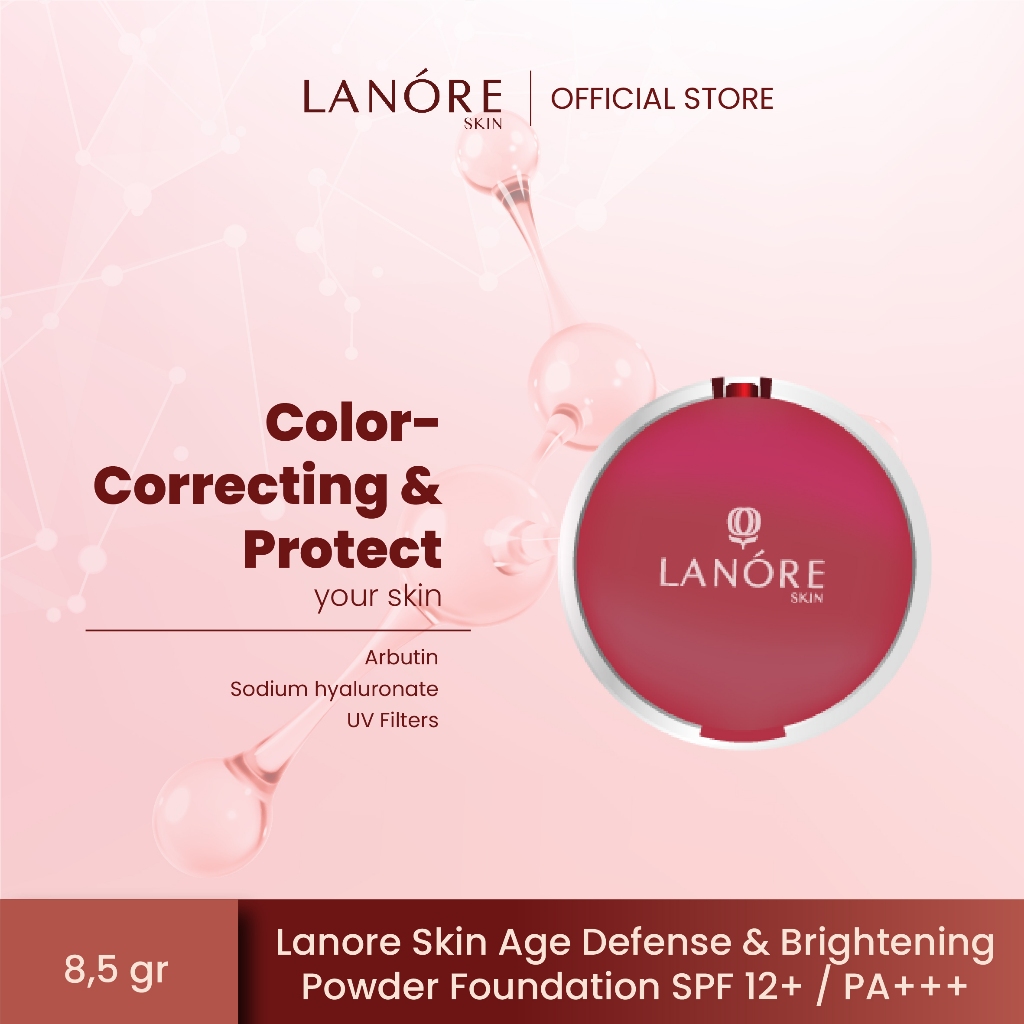 Lanore Skin Age Defense & Brightening Powder Foundation SPF 12 PA ...