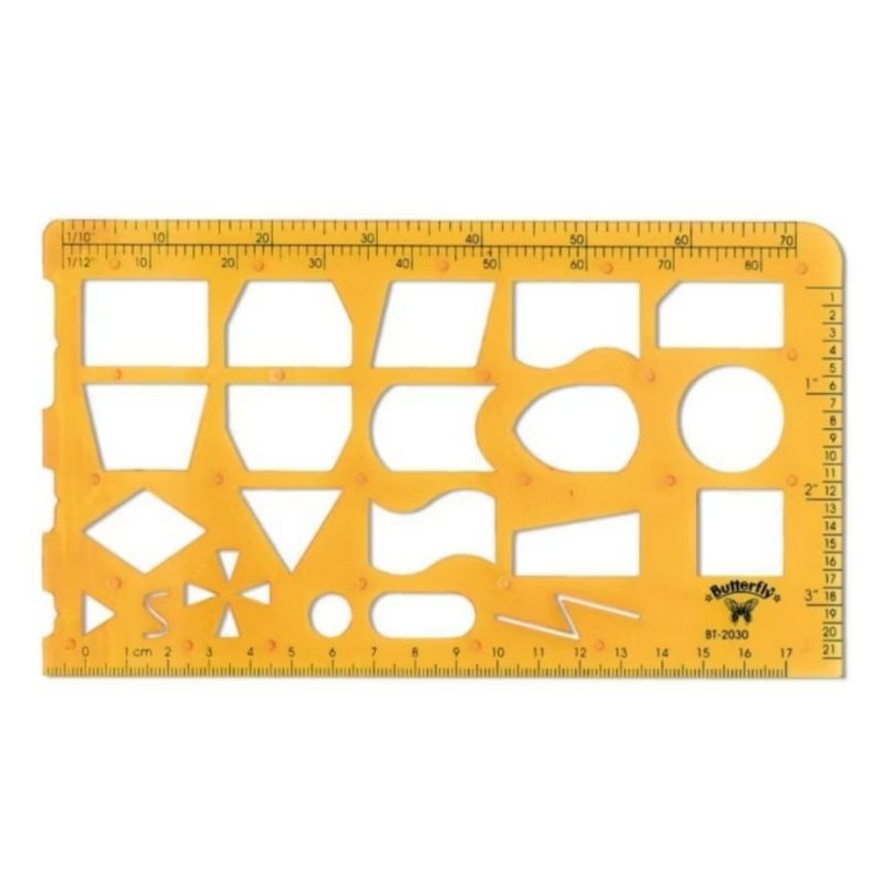 Butterfly BT-2030 FlowChart Printing Ruler | Shopee Philippines