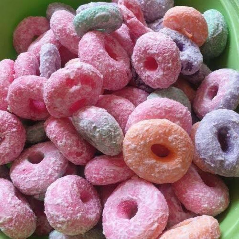 Getas Dumplings Dried Donuts Sweet Colorful Kempong Old School Snacks ...