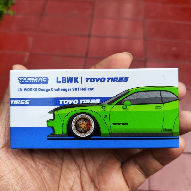 Tarmac 1/64 Dodge Challenger SRT Hellcat LBWK Toyo Tires | Shopee ...