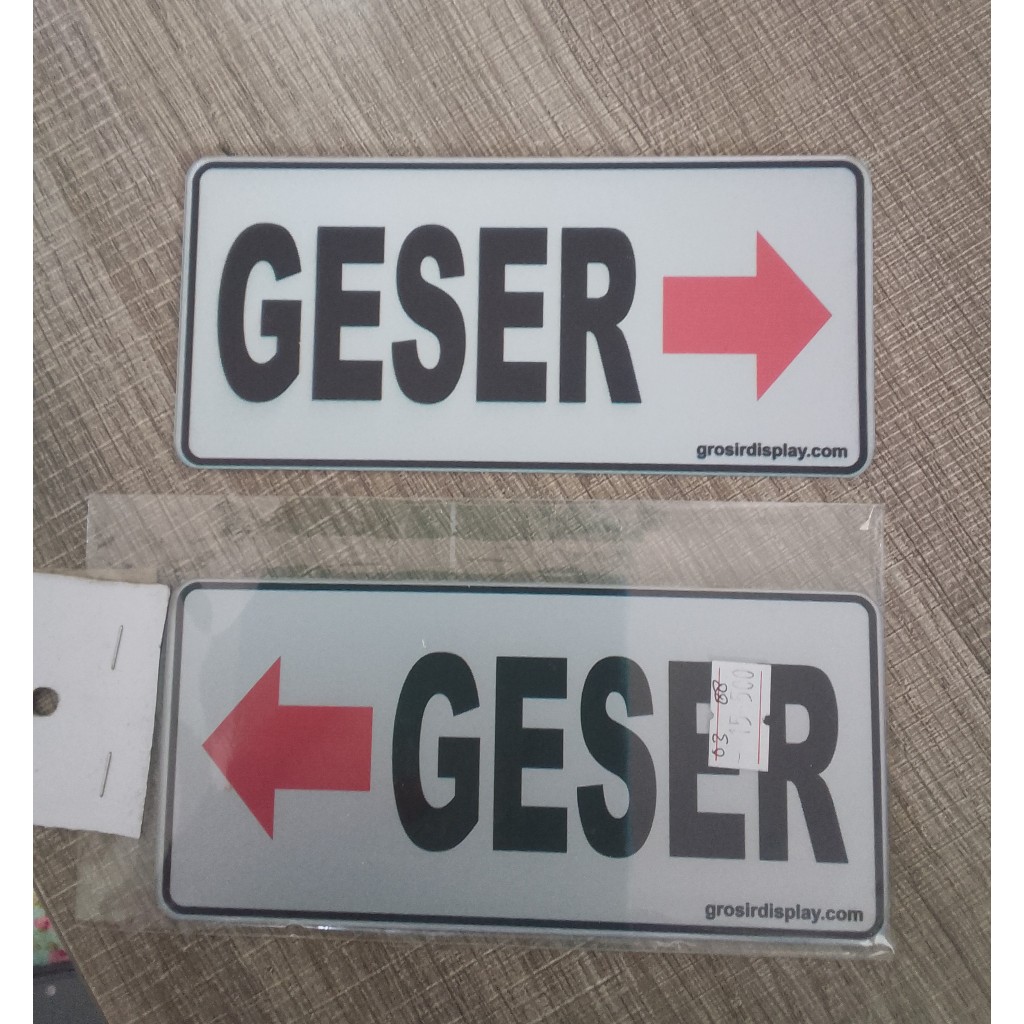ACRYLIC GUIDE STICKERS SWIPE RIGHT LANDSCAPEKiri/ | Shopee Philippines