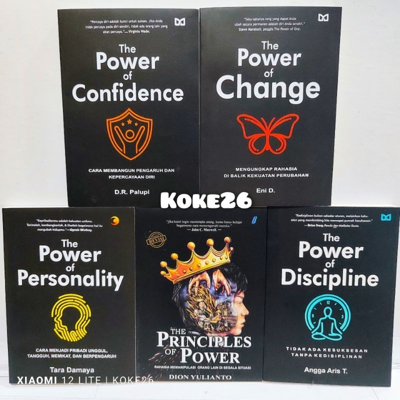 Package 5 Motivation Book The Power Of Change+Confidence+Discipline+The ...