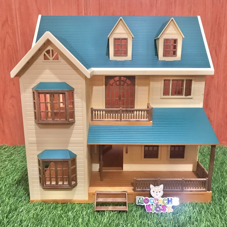 SYLVANIAN FAMILIES Preloved Sylvanian Keluargaes Green Hill House