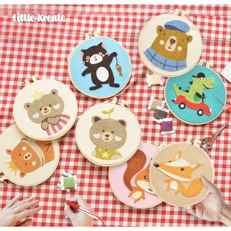Unicorn Punch Needle Embroidery Kit/ DIY Embroidery Package Embroidery ...