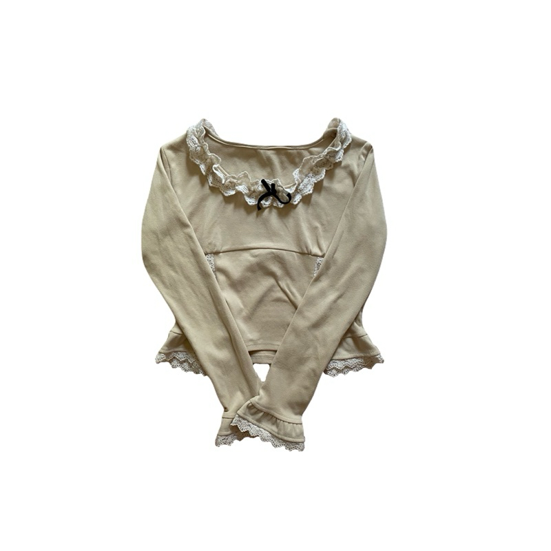 Coquette sawako shoujo lace ribbon top outfit Shopee Philippines