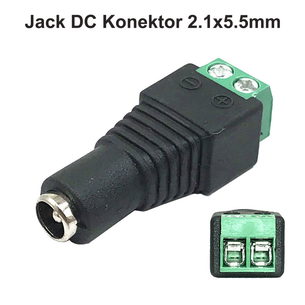 Dc Connector Quick coupler Female Jack DC 55 21 For CCTV cameras LED ...