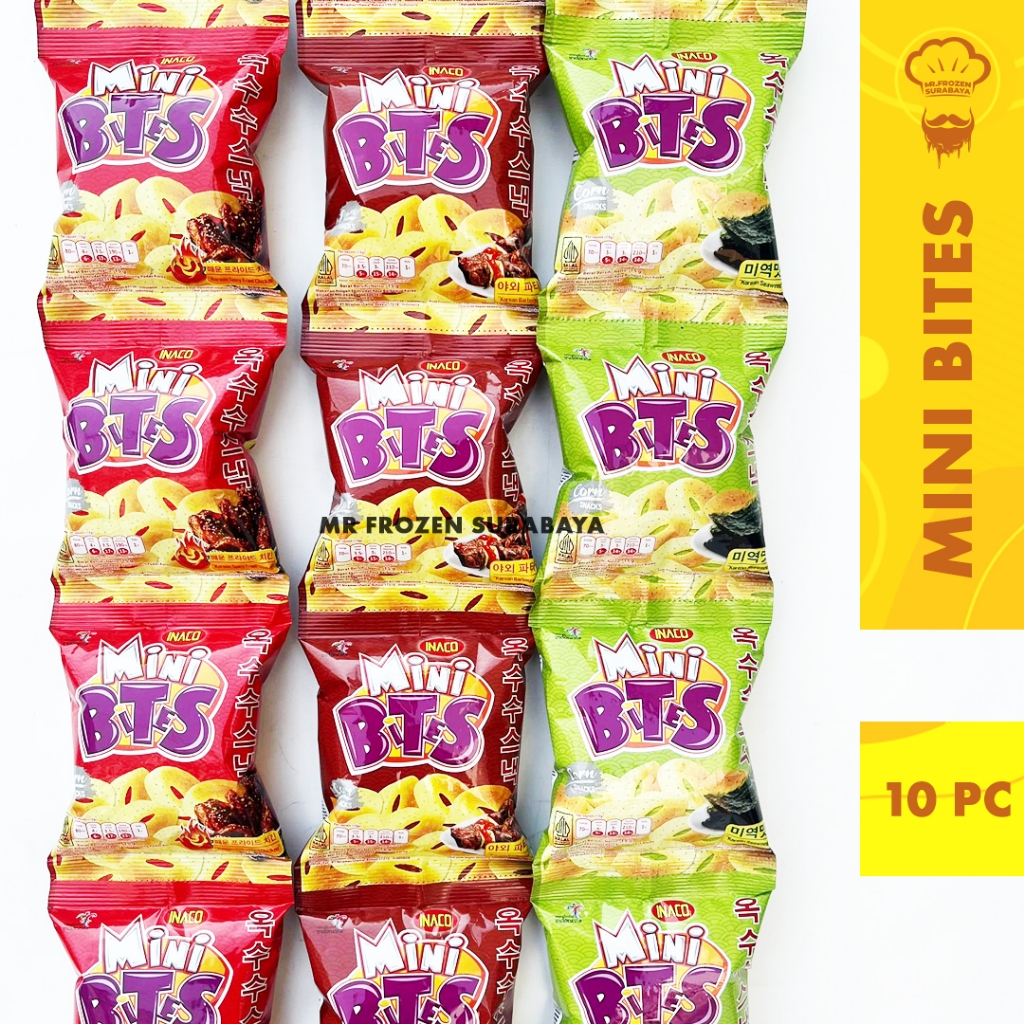 Koreanstyle Snack Inaco Cracker Ring Mini BTS (BiTeS) Crispy Assorted