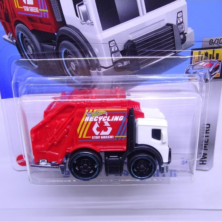 PUTIH MERAH Hot Wheels Total Disposal Red and White | Shopee Philippines
