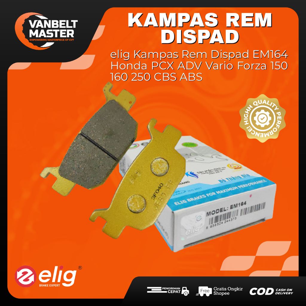 Rear Discpad Dispad Brake Pads PCX Vario ADV Forza Benelli TNT 150 160 ...