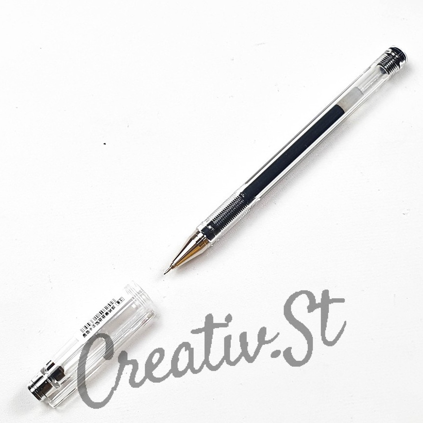 HITAM Save Pilot Hitec Hitech Gel Pen 3 Mm Black Ink Pen | Shopee ...