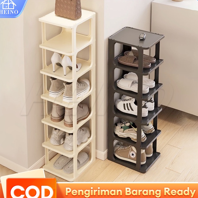 Top HEINO 9 n Plastic Shoe Rack Plastic Shoe Rack Multipurpose Shelf ...