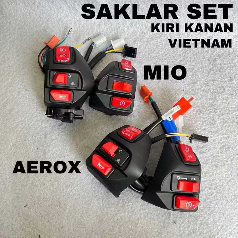 ORIGINAL Mio Aerox Switch Set Vietnam RightKiri Complete Engine Plus ...