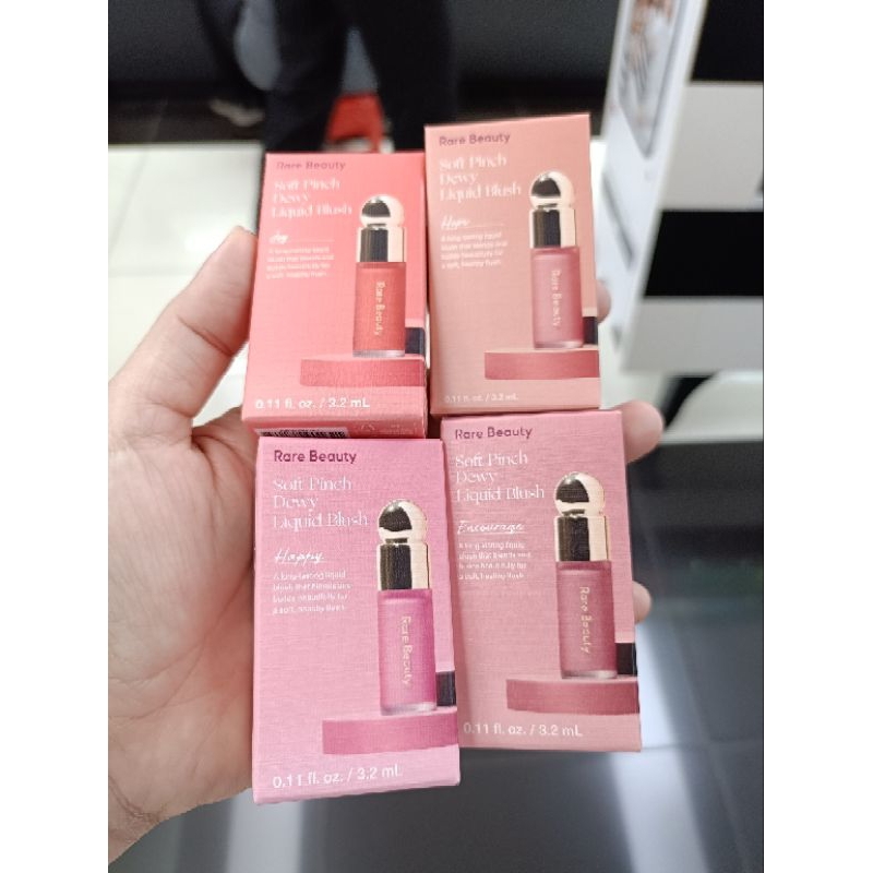 Rare Beauty soft pinch dewy liquid blush mini 3.2ml complete box ...