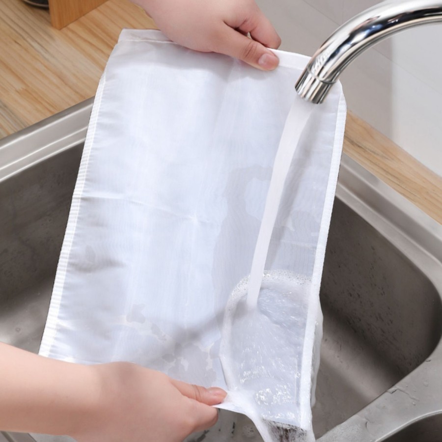 POM Nylon Squeeze Cloth Strainer Filter Cooking Flour Milk Soybeans ...