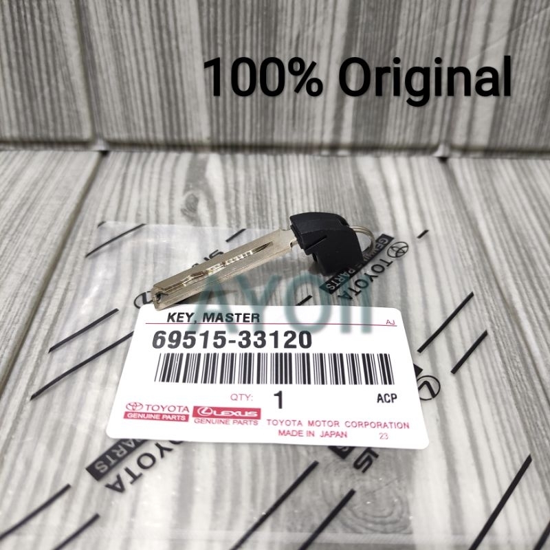 Key Blank Master Key Toyota Innova Reborn Fortuner VRZ Hiace Commuter ...