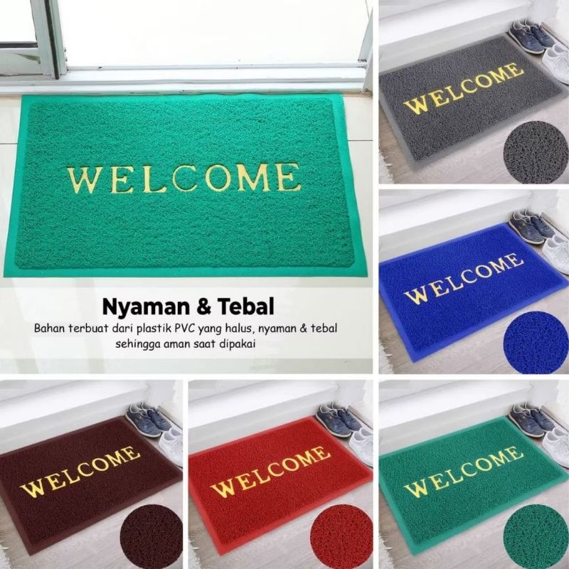 Welcome mat, anti-slip rubber mat | Shopee Philippines