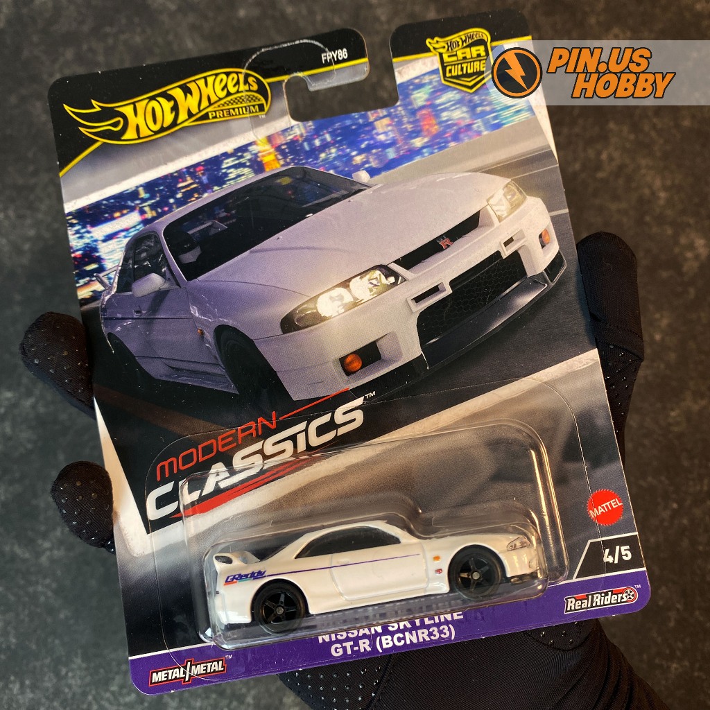 Putih Hot Wheels Nissan Skyline Gt R Bcnr Greddy White Modern Classics Gt R Bnr R Fast And