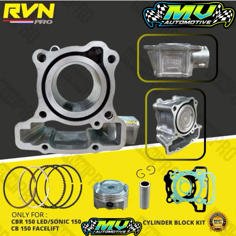 COMPLETE SEHER BLOCK K56 CBR 150 NEW SONIC 150 R CB 150R NEW SUPRA GTR ...