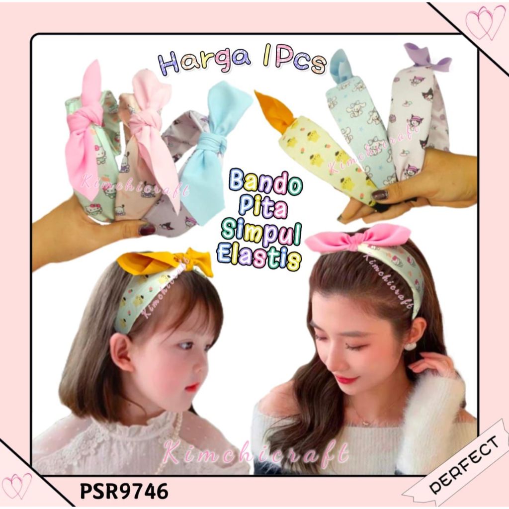 RIBBON HEADSET IMPORTED ELASTICSimpul SANRIO CHARACTER HEADSET VINTAGE ...