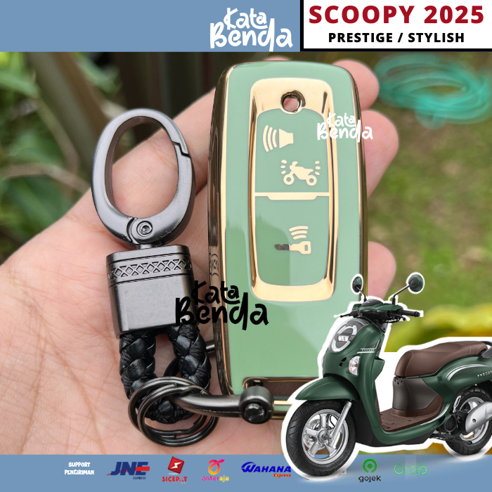 HONDA New Scoopy 2025 Keyless Remote Cover Stylish Prestige Smartkey ...
