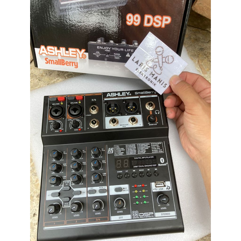 CHANEL Original Ashley SmallBerry Audio Mixer 4 Channel Digital Reverb ...