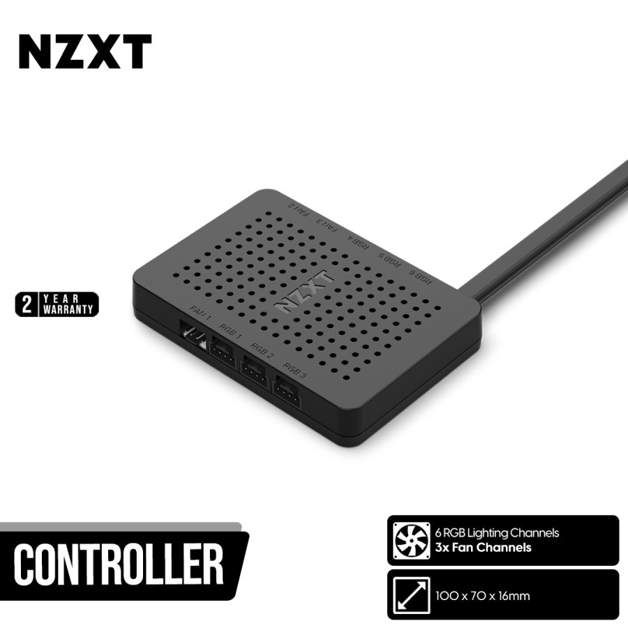 Nzxt RGB & Fan Controller Fan Hub PWM | Shopee Philippines
